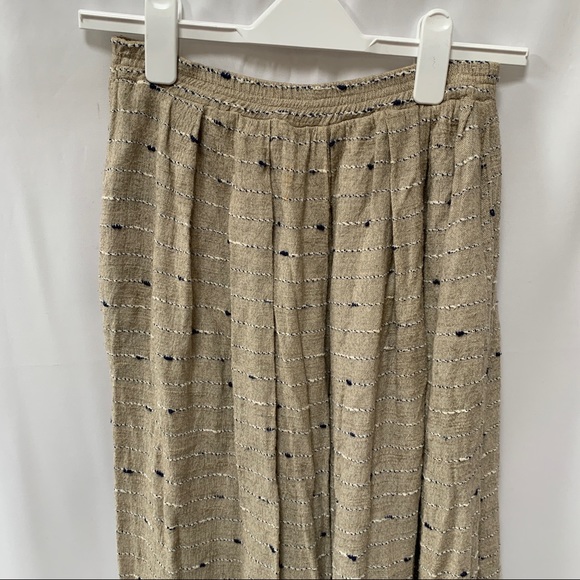 Vintage Aruthur Max Womens Modest MIDI Cotton Skirt Pockets Size Medium EUC - Picture 2 of 3